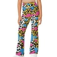 thumbnail image 1 of DISNIMO Cow Print Kids Flare Leggings Size 13-14 Bell Bottoms for Girls Flare Leggings Bell Bottoms for Kids Yoga Pants with Pockets Girls Bell-Bottomed Pants Kids Dance Leggings, 1 of 7