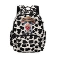 thumbnail image 1 of DISNIMO Cow Printed 17" School Backpacks for Boys Girls Lightweight Durable Bookbag with Non-Breaking Zipper Kindergarten Elementary Middle School Backpack, 1 of 7