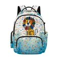 thumbnail image 1 of DISNIMO Cute Cartoon Lion Large Capacity School Backpack for Elementary Middle School Kids, Multi Compartment Bookbag with Side Mesh Pockets for Daily Use, Travel, 1 of 7