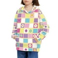 thumbnail image 1 of DISNIMO Daisy Plaid Hoodie for Girls 14-16 Pullover Hoodies for Boys Ang Girls Sweatshirts with Hood Girl Fall Sweatshirt for Kids Soft Clothes Street Wear Hoodies for Boys Long Sleeve Hoodie, 1 of 7