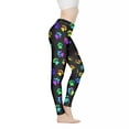 thumbnail image 1 of DISNIMO Dog Paw Printed High Waisted Yoga Pants for Women, Soft High Waisted Workout Leggings for Sports, Yoga Leggings for Women Tummy Control, Black, XS, 1 of 6