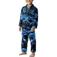 thumbnail image 2 of Derioi Avocado Of A Hear For Short-Sleeved Summer Pajama Set For Girls And Boys Kid Pajama Set 2 Piece Short Pjs 3x Large 2 of 14