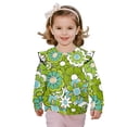 thumbnail image 1 of DISNIMO Flower Printed Sweatshirt for Girls Long Sleeve Pullover Tops Comfy Sweater Lightweight T-Shirts for Fall Winter 2-3 Years, 1 of 7