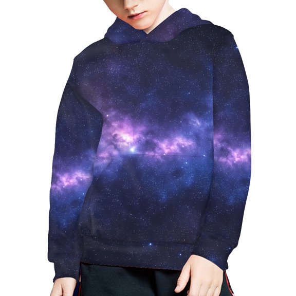 DISNIMO Galaxy Hoodie Boys Pullover Sweatshirt with Hoodie Kids Boys Hoodies Size 14-16 Boys Clothes Hoodies for Children Streetwear Hoodies Girls Hooded Sweatshirts with Pockets for Teen Boys