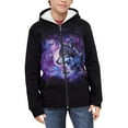 thumbnail image 1 of DISNIMO Galaxy Wolf Hoodie Kids Butterfly Hoodie with Front Zipper Hoodies for Boys 6-7 Graphic Sweatshirts Boys Sweatshirt Hoodie Zip Childrens Hoodie Jackets Girls Little Boy Animal Hoodie, 1 of 7