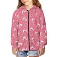 thumbnail image 1 of DISNIMO Girls Axolotl Zip Up Hoodie Teen Girl Doughnut Hoodies for Kids 14-16 Girls Hoodie Sweatshirt Zipup Sweatshirts for Boys Hoodies Jackets Streetwear Clothes Girls Zip Up Hoodie Animal Print, 1 of 7