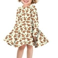 thumbnail image 1 of DISNIMO Girls Capybara Dress Kids Fruit Dress Long Sleeve Girls Fall Dress Size 3/4 Girl Dress Soft Girl Skater Dress Long Sleeve Girls Midi Dress Long Sleeve Twirly Dresses for Girls Children, 1 of 6