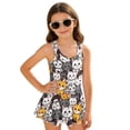 thumbnail image 1 of DISNIMO Girls Swimsuit Cat Printed One-Piece Bathing Suit with Skirt Sleeveless Soft U Neck Swimwear Quick Dry Swim Dress Hawaiian Summer Swimsuits for Kids Girls, 1 of 8
