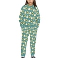 thumbnail image 1 of DISNIMO Green Avocado Girls Corgi Hoodie Kids 4-5 Girls Clothes Hoodies Kids 2 Piece Outfits Girls Casual Hooded Sweatshirt And Pants Set for Girls Comfrt Hoodie Set Travel Hoodie with Pockets, 1 of 7