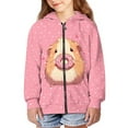 thumbnail image 1 of DISNIMO Guinea Pig Hoodies for Girls Doughnut Hoodie for Children Zip Up Hoodie Sweatshirt Girls Full Zip Sweatshirt Jacket for Kids Hooded Sweatshirts 6-7 Boys Streetwear Hoodie with Pocket, 1 of 7