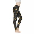 thumbnail image 1 of DISNIMO Halloween Ghost Printed Workout Leggings for Women Tummy Control, Soft Yoga Pants Leggings Breathable Workout Yoga Pants for Sport, Black, L, 1 of 6