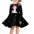 thumbnail image 1 of DISNIMO Kids Christmas Axolotl Dress Girls Snowflake Dress Kids Long Sleeve Dresses 9-10 Girl Dresses Casual Long Sleeve Dress Girls Black Twirling Dress Child Fall Season Dresses for Girls, 1 of 6