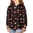 DISNIMO Kids Heart Hoodie Girls Zip Up Hoodies Size 810 Hoodie