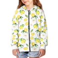 thumbnail image 1 of DISNIMO Lemon Hoodie Zip Up Girls Flower Hoodie Kids Boys Hoodie Jackets Size 11-13 Zip Hoodies for Teen Girls Hooded Sweatshirt with Zipper Childrens Hooded Sweatshirts with Pockets, 1 of 7