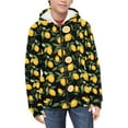 thumbnail image 1 of DISNIMO Lemon Print Hoodie with Zipper for Boys Hoodies Zip Front Hoodie Kids Boy Hooded Sweatshirt for Children Hooded Jackets for Girls Hoodie Sweatshirts with Hoodie 6/7 Girls Hoodie Little Boy, 1 of 7