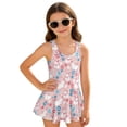 thumbnail image 1 of DISNIMO Little Girls One Piece Swimsuit Bunny Easter Egg Printed Quick Dry Beach Swimwear Soft U Neck Bathing Suit for Kids Sleeveless Swim Dress, 1 of 8