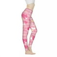 thumbnail image 1 of DISNIMO Love Printed Yoga Leggings for Women, Soft High Waisted Workout Leggings Tummy Control, Breathable Yoga Pants Leggings for Workout Sport, Pink, L, 1 of 6