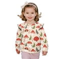 thumbnail image 1 of DISNIMO Mushroom Printed Sweatshirt for Toddler Girl Long Sleeve Pullover Tops Comfy T-Shirts Fall Winter Clothes 1-2 Years, 1 of 7