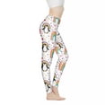 thumbnail image 1 of DISNIMO Penguin Rainbow Printed High Waisted Workout Leggings for Women, Casual Yoga Pants Leggings Tummy Control Workout Yoga Pants for Sport Gym, White, M, 1 of 6