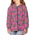 thumbnail image 1 of DISNIMO Pineapple Hoodie for Girls Fruit Hoodie Youth Boys Hoodies Size 11-13 Zip Up Hoodie Sweatshirt Girls Hooded Sweatshirts Kids Preppy Childrens Hoodie Jackets Girl Hooded Jacket Soft Casual, 1 of 7
