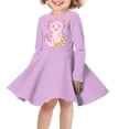 thumbnail image 1 of DISNIMO Purple Axolotl Dress Girls 9-10 Years Old Star Dress Girls Long Sleeve Holiday Dress Children Girls Dresses Fall Photos Dress Girls Casual Midi Dress Kids Winter Dresses Girl Soft Dresses, 1 of 6