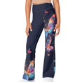 thumbnail image 1 of DISNIMO Purple Butterfly Kids Flare Leggings Size 5-6 Bell Bottoms for Girls Yoga Pants with Pockets for Kids Bell Bottoms Leggings with Pockets Flare Dance Pants Girls Workout Leggings, 1 of 7