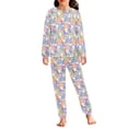 thumbnail image 1 of DISNIMO Rabbit Easter Pajamas for Kids Girls Size 16 Pajama Sets for Kids 2 Piece Pajama Set Girls Pjs Sets for Kids Long Sleeve Pajamas Girls Loungewear Set Kids Sleepwear Girls, 1 of 7