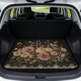 thumbnail image 1 of DISNIMO Rose Printed Universal Car Trunk Mat 29" x 39" Decorative Cargo Liner Floor Mat All Weather Trunk Protection Trimmable to Fit Heavy Duty Car Trunk Mat Suitable for Most Car Models, 1 of 7