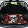 thumbnail image 1 of DISNIMO SUV Cargo Liner for Dogs Skull Flower Printed All Weather Trunk Protection Cargo Liner Non-Slip Scratch-Proof Rear Trunk Cover Fits for SUV Truck Sedan, 1 of 7
