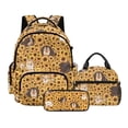 thumbnail image 1 of DISNIMO School Bag Set for Girls, Corgi Sunflower Print Large Capacity Backpack Lunch Box and Pencil Case Set for Primary Middle, 17 Inch Lightweight Bookbag for Travel Camping Picnic, 1 of 7