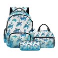 thumbnail image 1 of DISNIMO Sea Turtle Print 3 Pcs Boys Backpack with Lunch Box, Large Lightweight School Bags with Insulated Lunch Box, 17 Inch Kids Bookbags Set with Pencil Case for Elementary School Students, 1 of 7