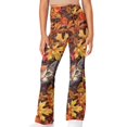 thumbnail image 1 of DISNIMO Thanksgiving Fall Cat Kids Long Yoga Pants for Girls 11-12 Flare Leggings with Pockets for Girls Flare Leggings Bell Bottoms Kids High Waist Bell Bottoms Flare Leggings Tall, 1 of 7