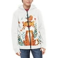 thumbnail image 1 of DISNIMO Tiger Hoodie Kids Bird Hoodies for Girls Flower Hoodie Sweatshirt Zipup Hoodie Boys Sweatshirts Hooded Jacket Boys Hoodie Jackets Size 11-13 Child Zippered Hoodie Teen Animal clothes, 1 of 7