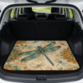thumbnail image 1 of DISNIMO Trunk Mat for SUV All Weather Cargo Liner Non-Slip Trunk Liner Protective Mat Pet Seat Cover Suitable for Most Car Models, Dragonfly Mandala Flower Print, 1 of 7