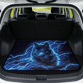 thumbnail image 1 of DISNIMO Universal Car Trunk Mat 29" x 39" Lightning Wolf Print All Weather Cargo Liner Non-Slip Backing Trunk Protection Dog Seat Cover Fits for SUV Truck Sedan, 1 of 7