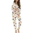 thumbnail image 1 of DISNIMO Women's 2 Piece Pajama Set Rooster Printed Casual Loose Sleepwear Long Sleeve Button Down Sleepwear with Long Pants Soft Comfy Loungewear Nightwear, 1 of 7