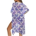 thumbnail image 1 of DISNIMO Womens Kimono Swimsuit Cover Ups Butterfly Print Casual Loose Bathing Suit Coverup Cardigan Cover ups for Summer Vacation Hawaii Swimwear Cover Up, 1 of 6