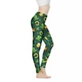 thumbnail image 1 of DISNIMOSt. Patrick's Day Workout Leggings for Women, Lucky Leaf Beer Printed Yoga Pants High Waist Yoga Ankle Pants Comfy Ankle Length Leggings for Yoga Gym, Green, XL, 1 of 6