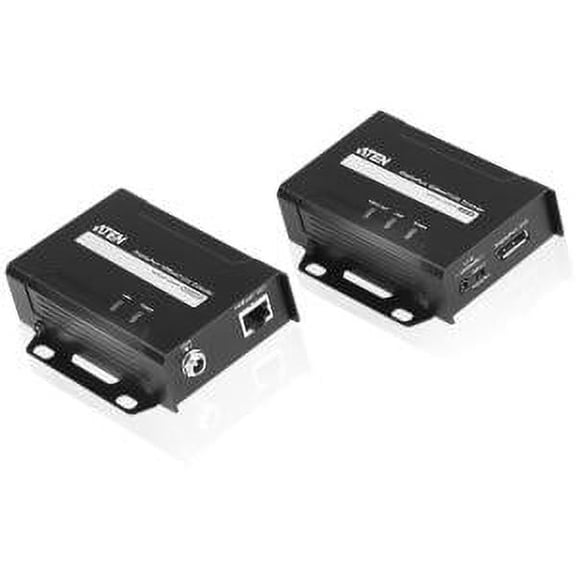 ATEN DisplayPort HDBaseT-Lite Extender (4K@40m; 1080p@70m)-TAA Compliant - 1 Input Device - 1 Output Device - 229.66 ft Range - 2 x Network (RJ-45) - DisplayPort - 4K - 4096 x 2160 - Twisted Pair -...