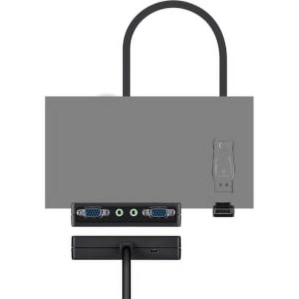 DISPLAYPORT TO 2X VGA-F PLUS 3.5MM SPLITTER DONG BAG AND LABEL