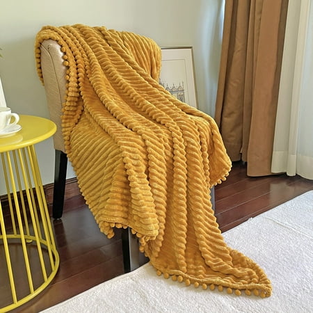 Size: 51" x 63", Actual Color: Yellow