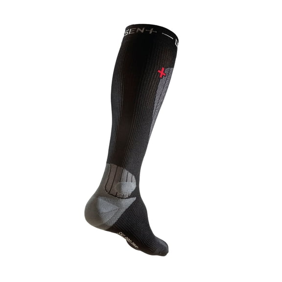 DISSENT Pro Fit Compression Nano Tour Ski Socks, Size: S