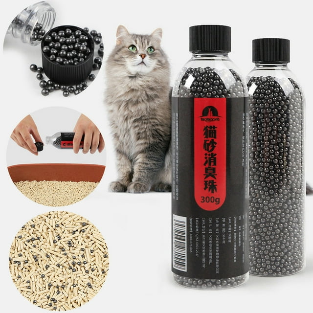 DIURYCE Cat Litter Beads Activated Absorbs Tight Odor Cat Stink Bead