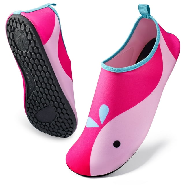 DIUS Unisex Aqua Socks, Non-Slip Water Shoes for Swimming & Quick-Dry ...