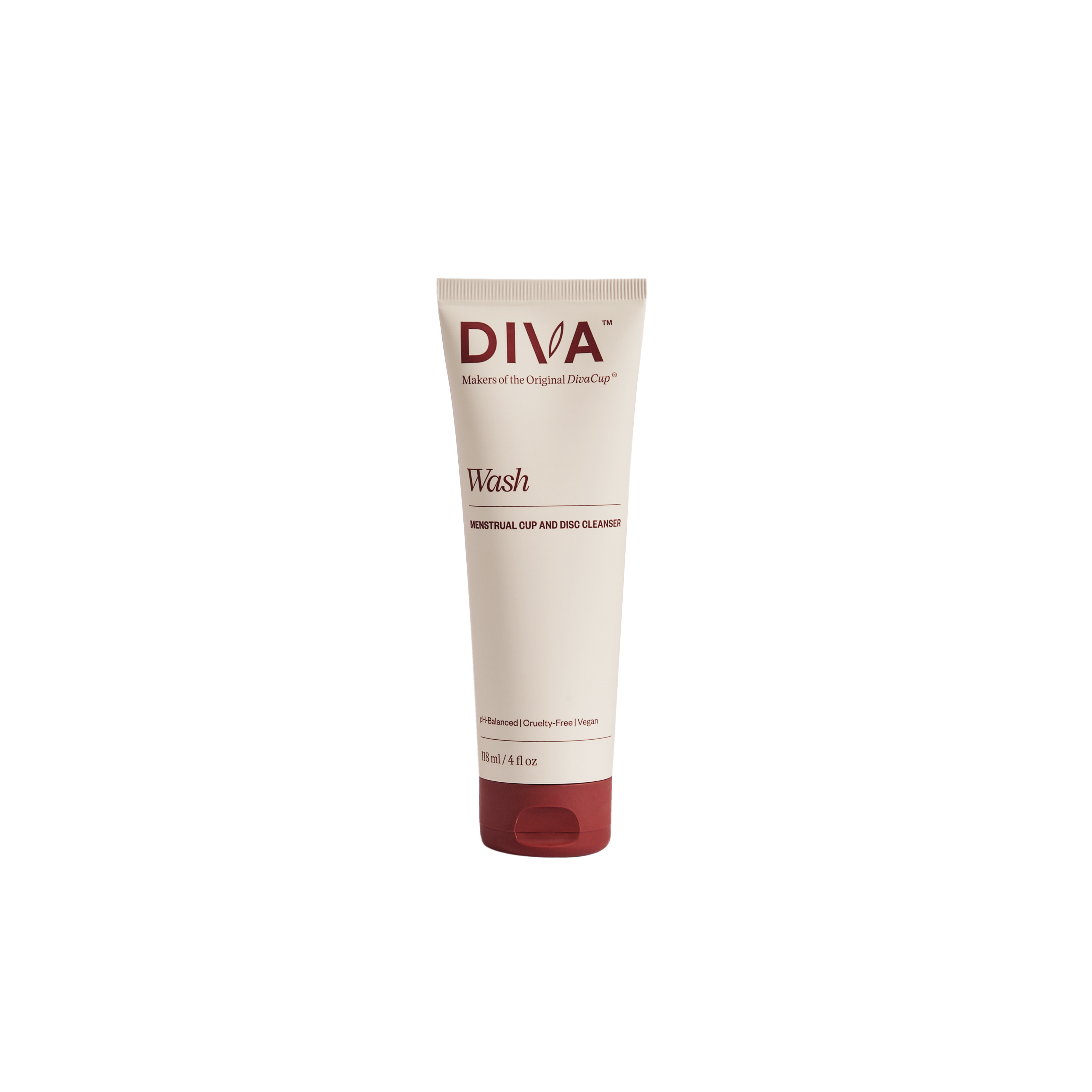 DIVA Wash, Menstrual Cup & Disc Cleanser, Fresh Citrus Scent, 4 Fl Oz