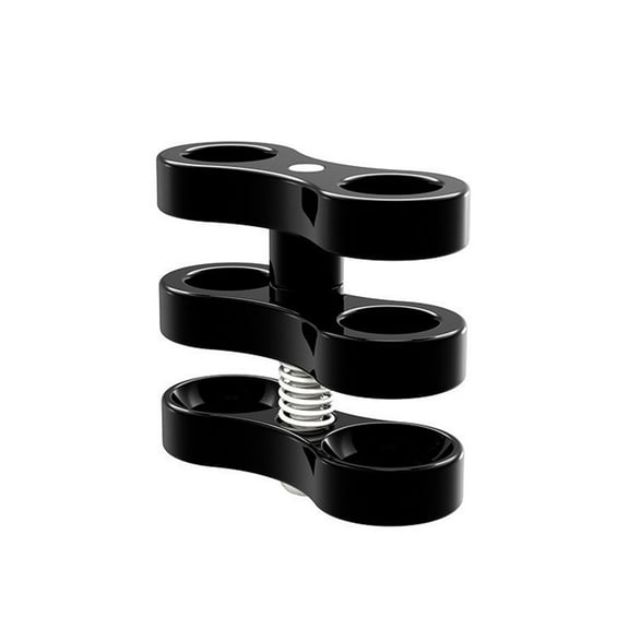 DIVEPRO Z02A 2-Hole Butterfly Ball Mount Clamp