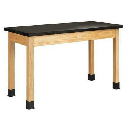DIVERSIFIED WOODCRAFTS P7104K30N Science Lab Table , 48" W 30" H, Oak Tabletop Wood