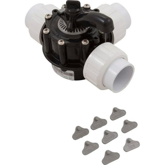 DIVERTER VALVE W/UNIONS 3WAY 25923-154-000