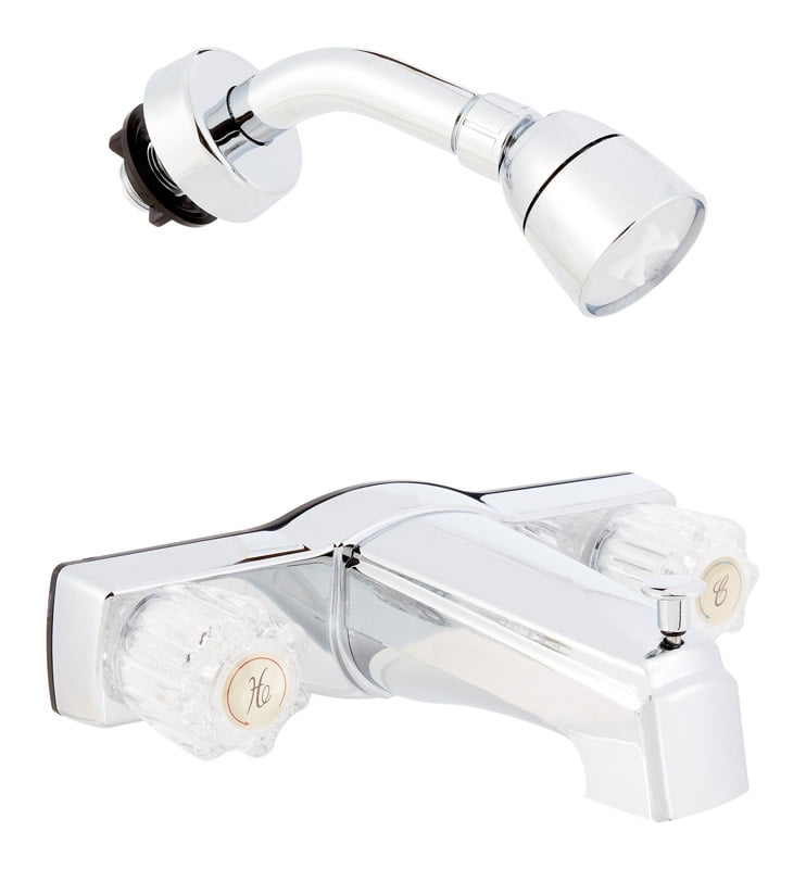 Chrome Plated Mobile Home Bath Faucet with Brass Stem