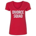 thumbnail image 1 of DIVORCE SQUAD Womens V-Neck T-Shirt, 1 of 2
